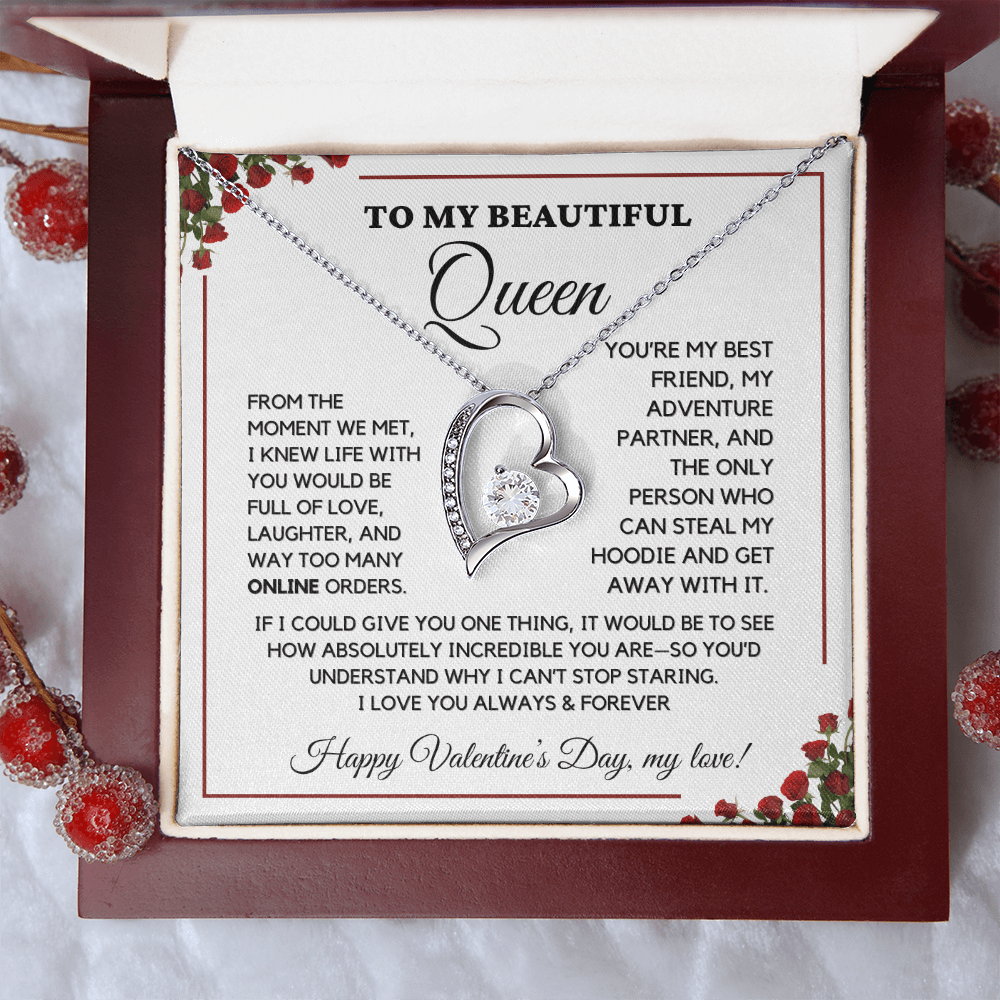 ALMOST SOLD OUT- To My Beautiful Queen - Valentine's Gift-Love