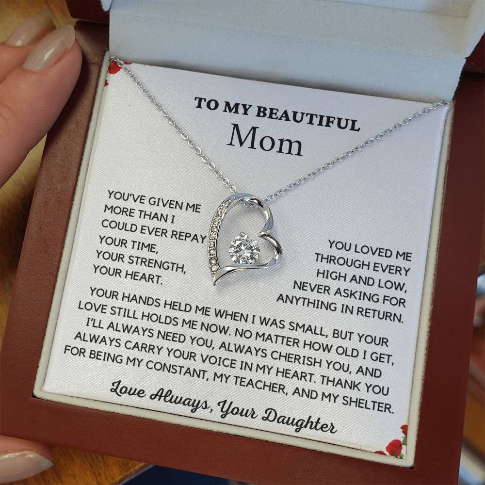 Almost Sold Out- To My Beautiful Mom - Mother's Day Gift