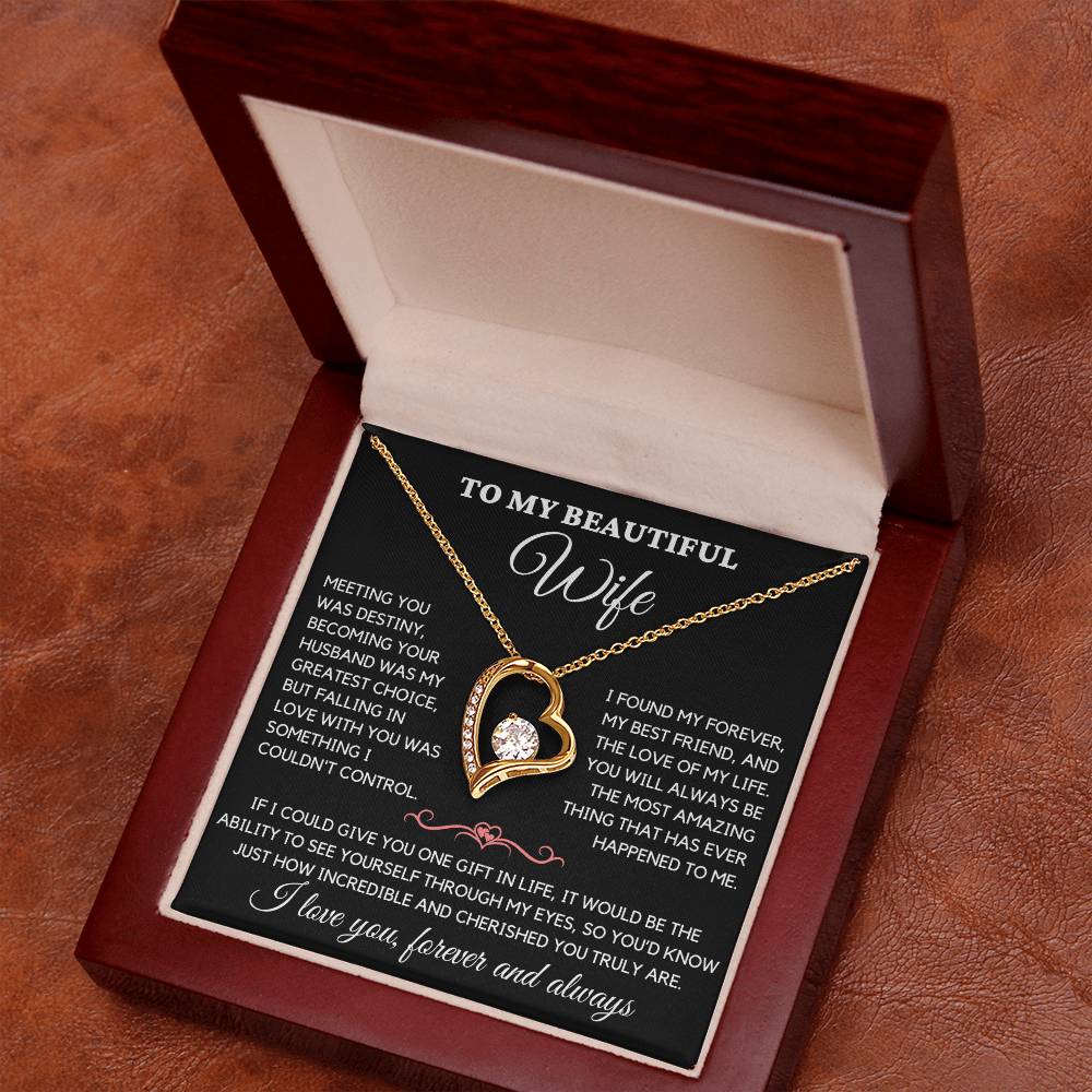 To My Beautiful Wife - I Love You Always & Forever - Gift Set