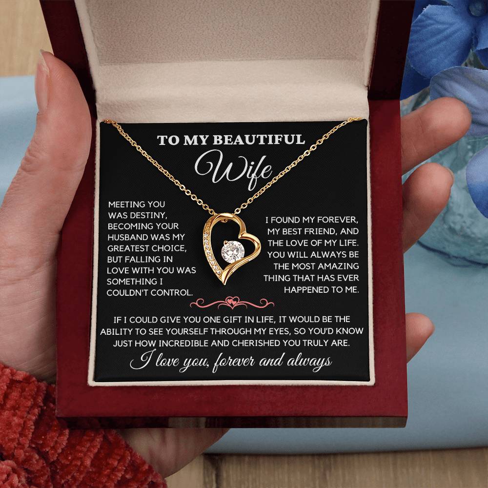To My Beautiful Wife - I Love You Always & Forever - Gift Set
