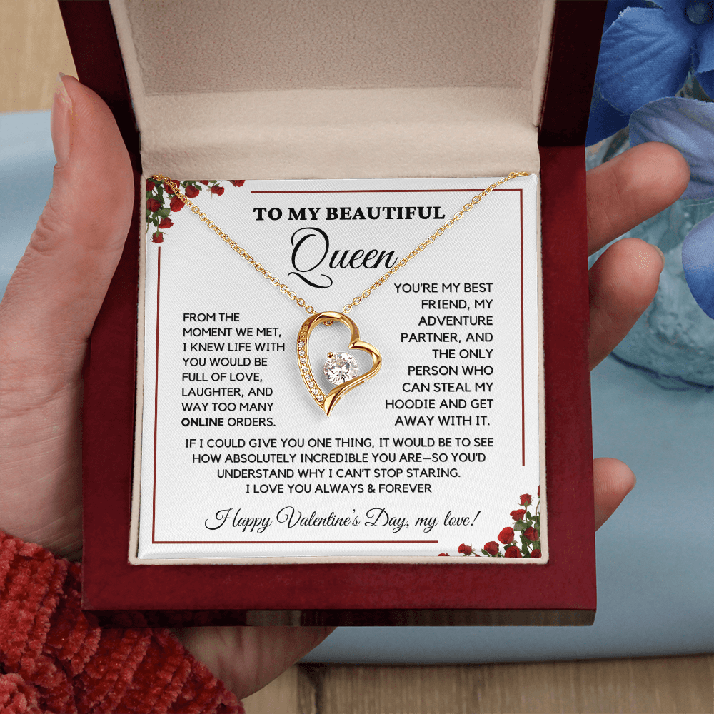 ALMOST SOLD OUT- To My Beautiful Queen - Valentine's Gift-Love