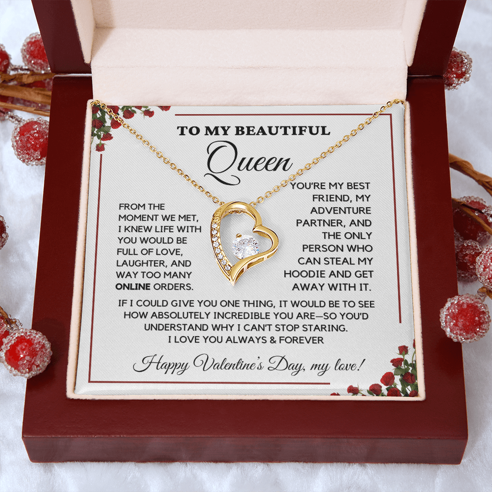 ALMOST SOLD OUT- To My Beautiful Queen - Valentine's Gift-Love