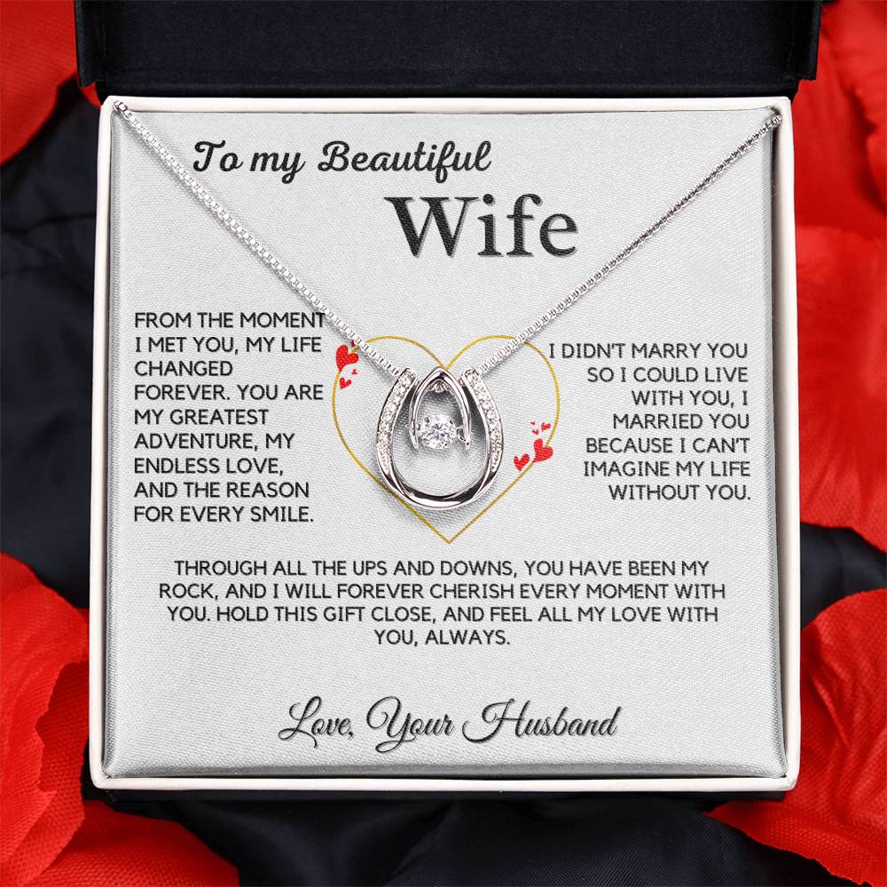 To My Wife- Beautiful Gift Necklace