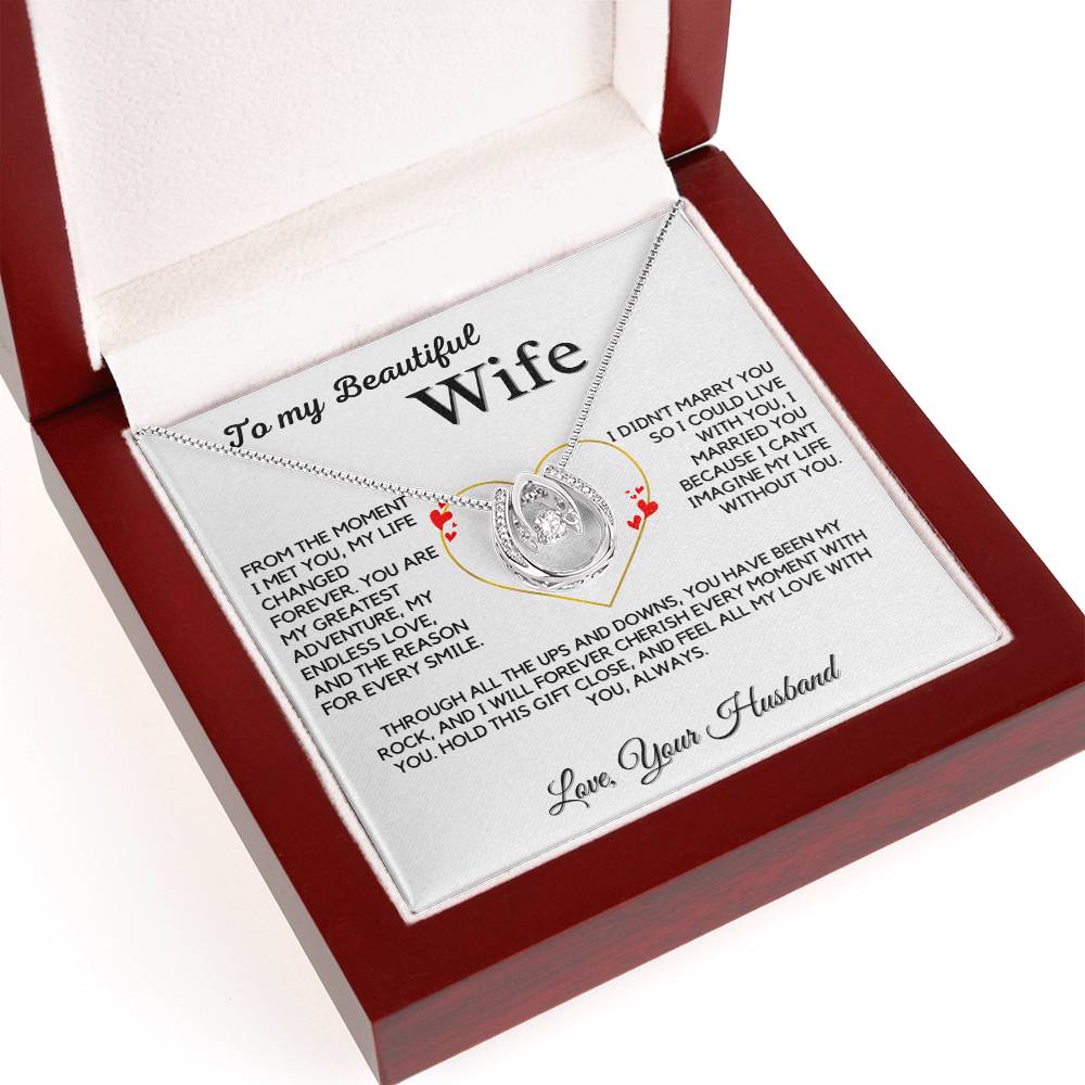 To My Wife- Beautiful Gift Necklace