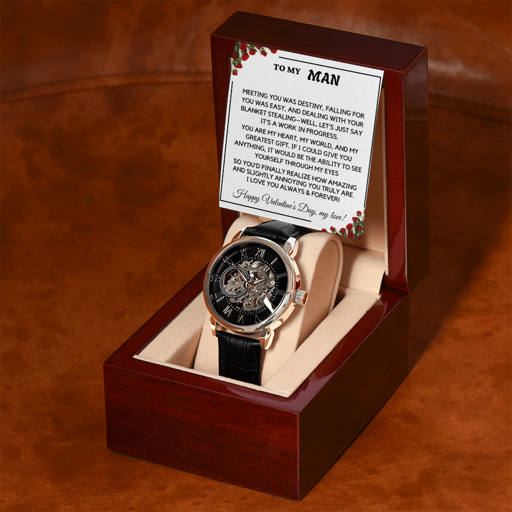ALMOST SOLD OUT - Men's Luxury Watch Valentine's Gift- Destiny
