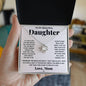 To My Beautiful Daughter, Just Hold This To Feel My Love