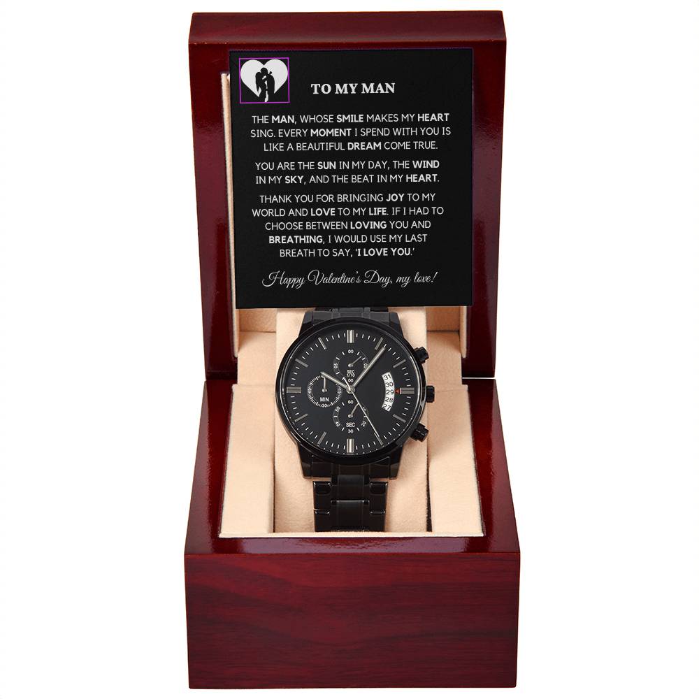 ALMOST SOLD OUT - TO MY MAN- Beautiful Watch