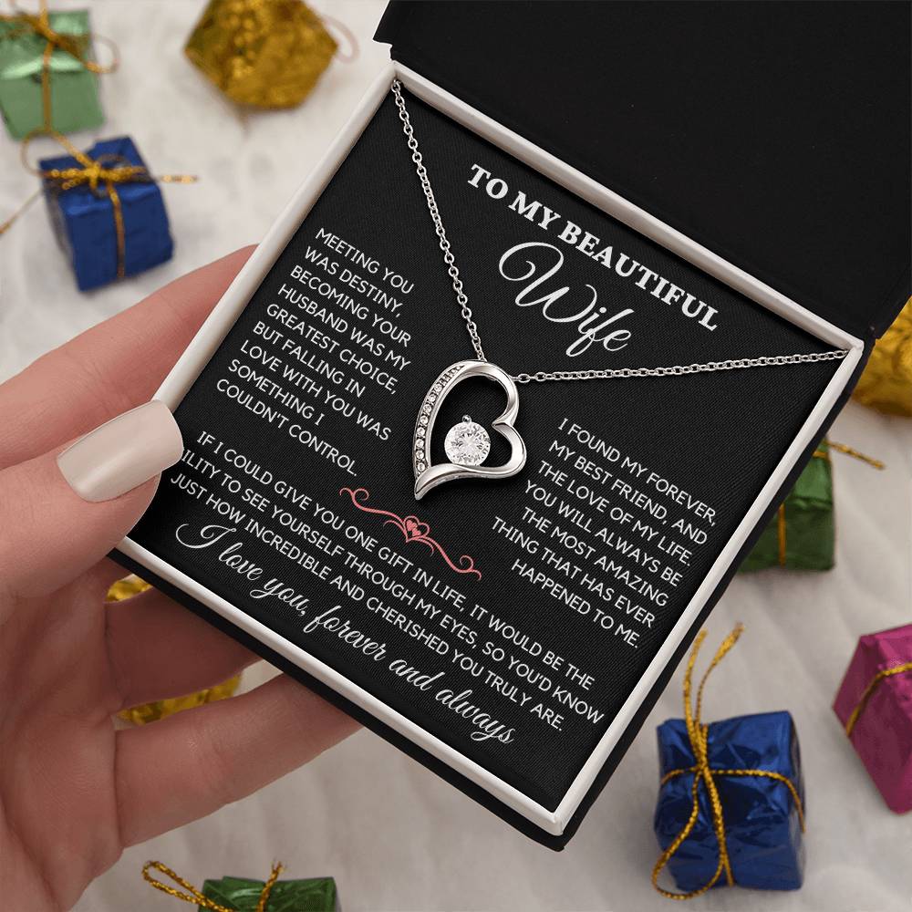 To My Beautiful Wife - I Love You Always & Forever - Gift Set