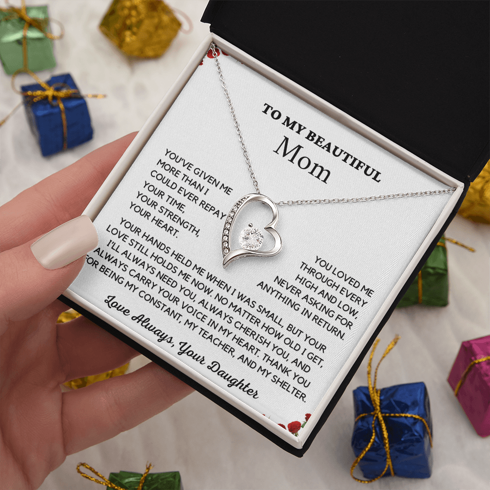 Almost Sold Out- To My Beautiful Mom - Mother's Day Gift