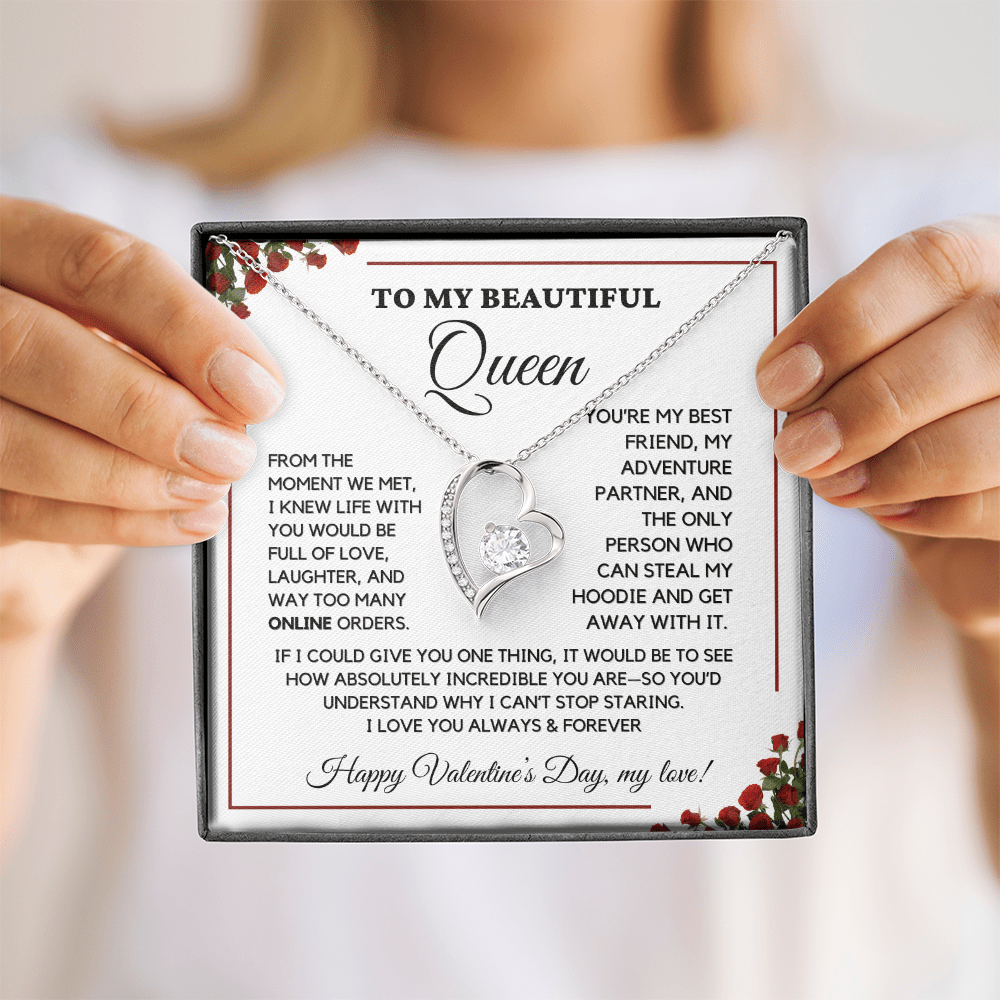 ALMOST SOLD OUT- To My Beautiful Queen - Valentine's Gift-Love