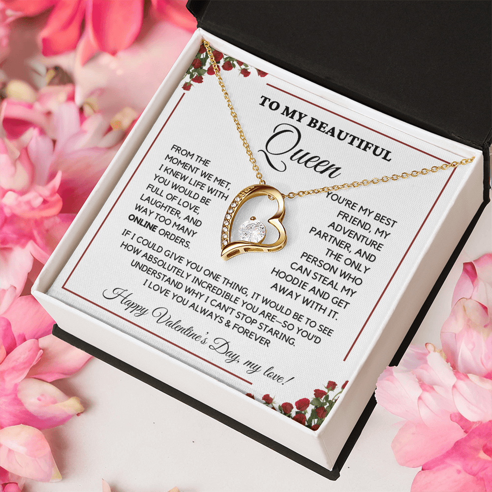 ALMOST SOLD OUT- To My Beautiful Queen - Valentine's Gift-Love
